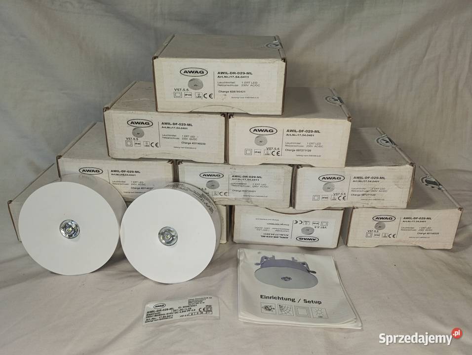 Oprawa bezpieczeństwa LED AWAG awilde029ml NOWE Trzcianka