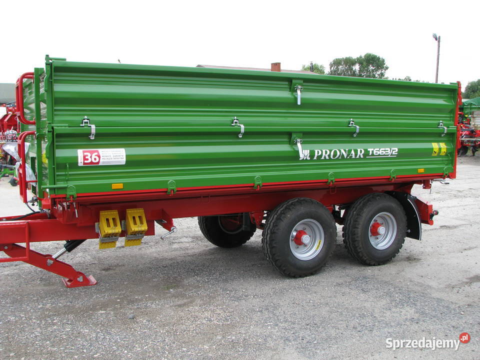 NOWA Przyczepa TANDEM paletowa T6632 PRONAR 7ton Przyczepy rolnicze sprzedam
