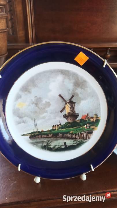 Patera z wiatrakiem WOOD SONS Burslem England Gdańsk