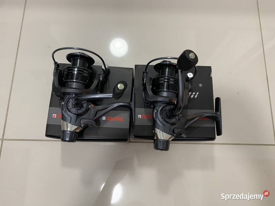 Kołowrotki metalowe z wolnym biegiem Wędkarstwo Warszawa sprzedam