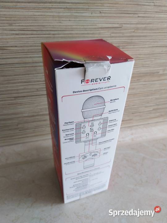 NAJTANIEJ Mikrofon Karaoke Bezprzewodowy Aux USB śląskie sprzedam