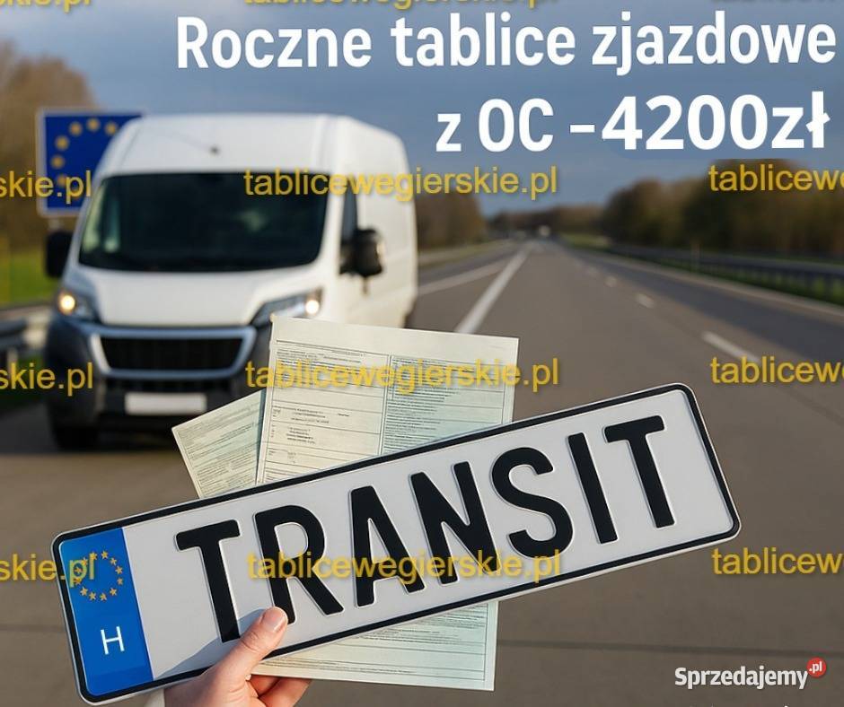 Roczny wynajem tablic