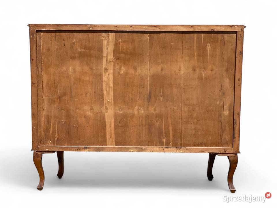 Stary włoski stylowy regał na giętych nogach Gryfice