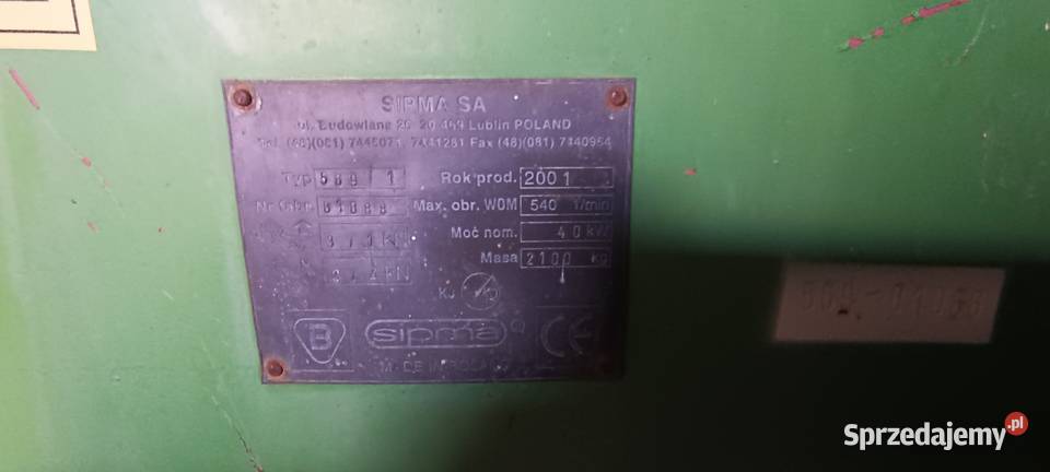 Prasa Sipma Warfama Ursus Grodzisk