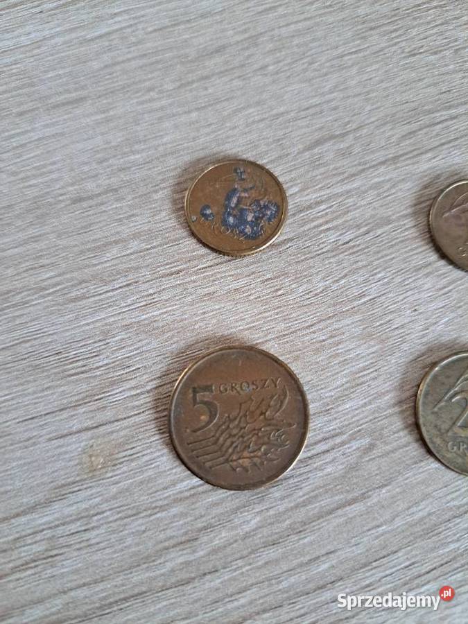 1 grosz 1991r 2 grosze 199r 5 groszy 1990r mazowieckie Radom sprzedam