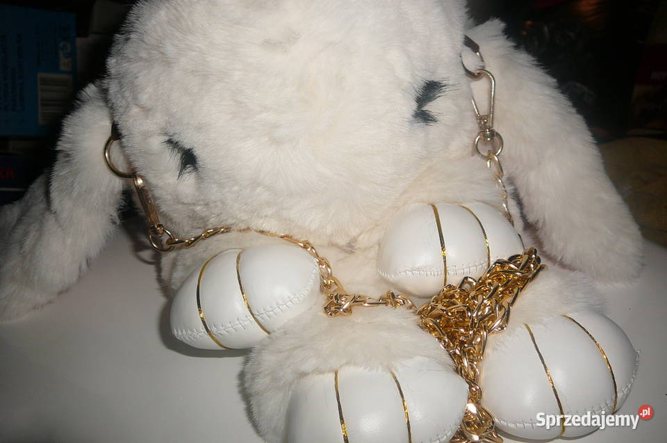 Torebka futrzana Nowa biały króliczek z Wrocław sprzedam