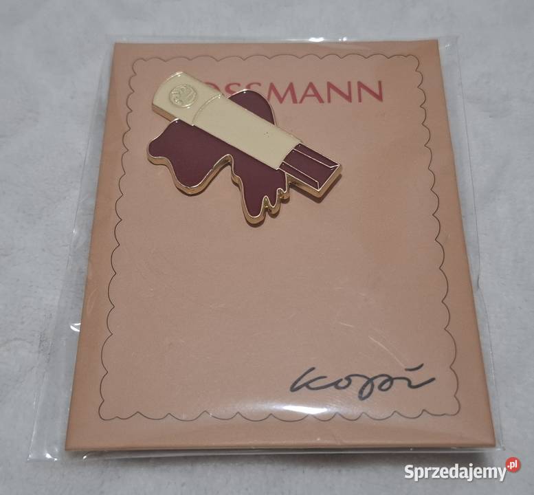 Przypinka szminka Rossman Pin 25x4 Czeladź