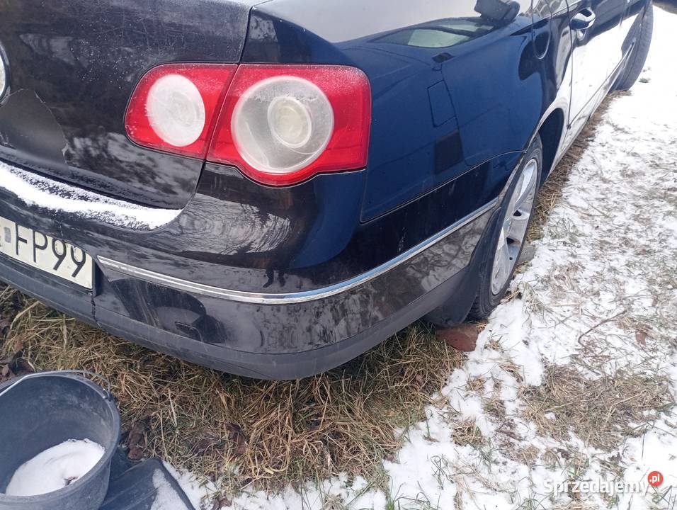 Zderzak tylny tył passat b6 czarny wrocław i dolnośląskie