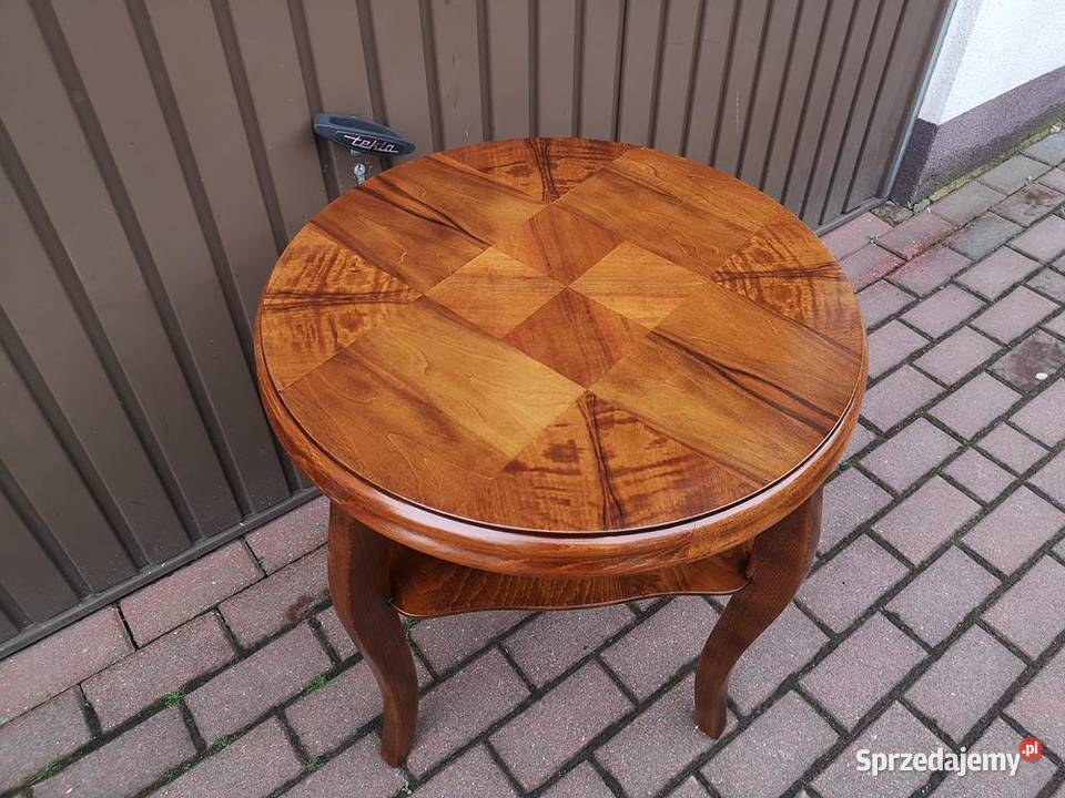 Stolik Ława Okrągły ARTDECO Unikat Antyk Stary