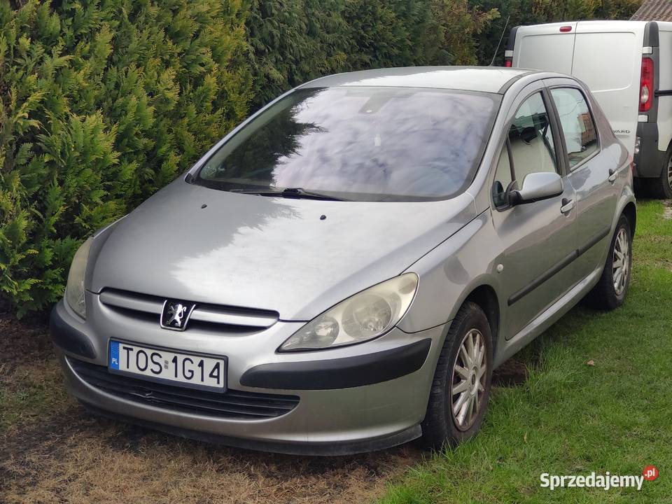 Peugeot 307 srebrny rocznik 2002 diesel Ćmielów