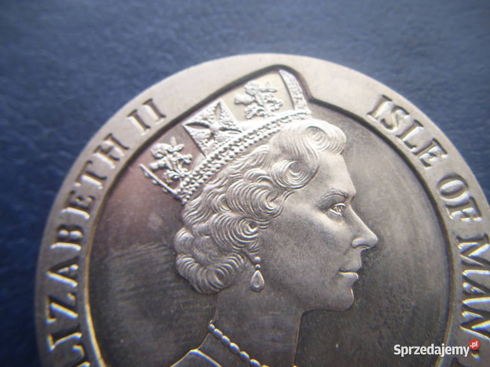 Stare monety 1 korona 1988 Wyspy Man Lesko