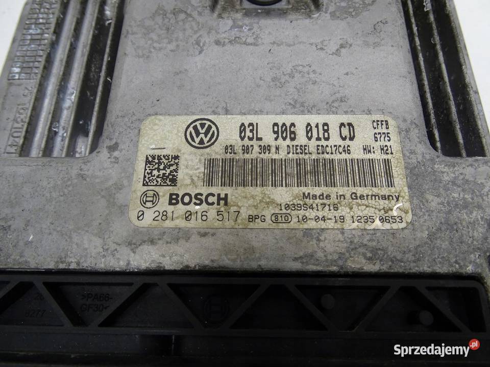 KOMPUTER STEROWNIK SILNIKA VW TIGUAN 5N 20 TDI