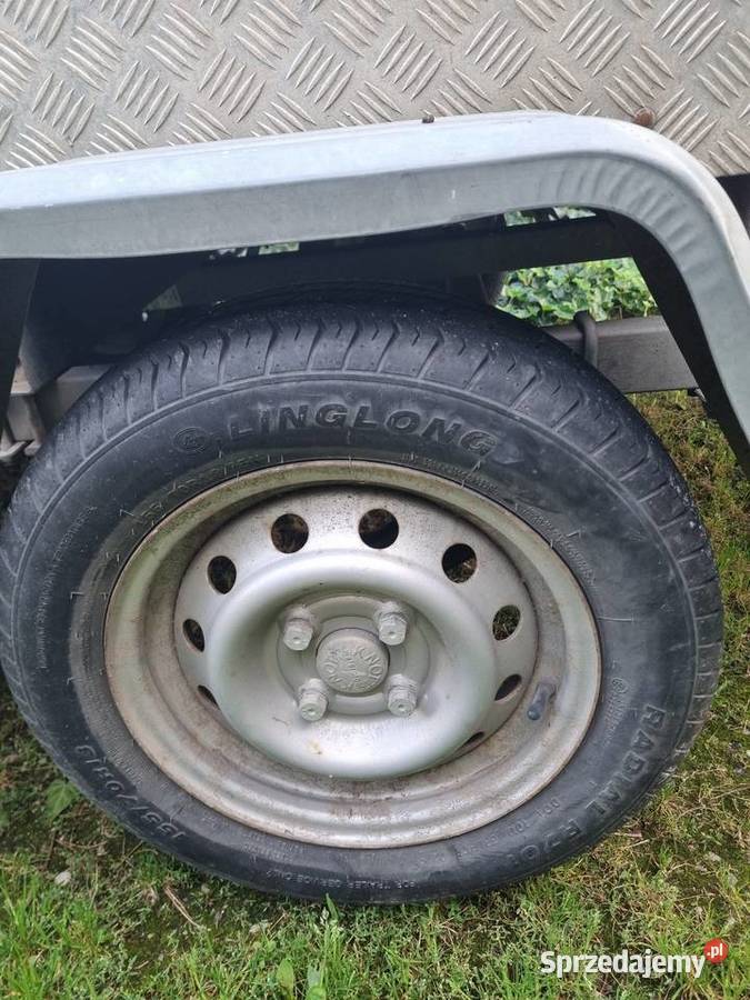Przyczepa dwuosiowa 2019r 305x125 aluminiowa Jabłonowo Pomorskie