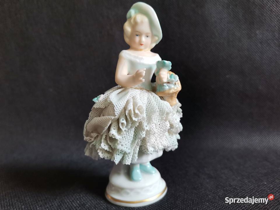 Stara przedwojenna figurka porcelanowa Katowice