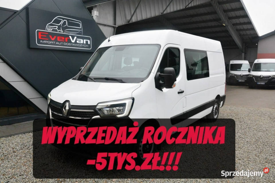 Renault Master średniak 7 osobowy brygadówka mazowieckie Warszawa