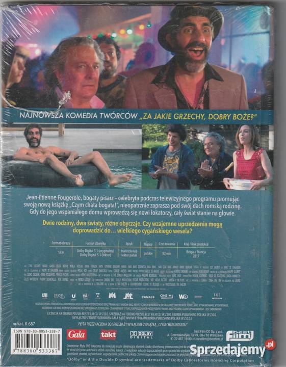 CZYM CHATA BOGATA Christian Clavier DVD DVD mazowieckie Pruszków