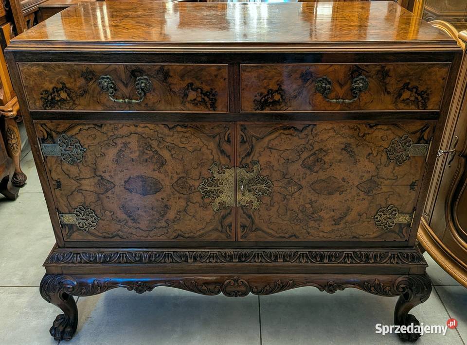 piękna komoda na lwich łapach mahoń sklep Dąbrowa Górnicza