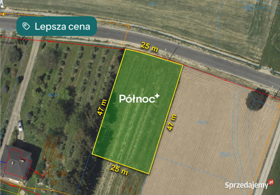 Działka budowlana z pozwoleniem Sporniak