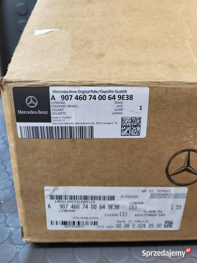 Kierownica mercedes sprinter 910 małopolskie Kraków sprzedam