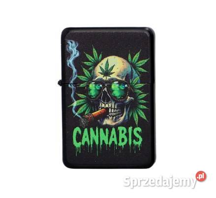 Zapalniczka Benzynowa Czaszka w okularach z