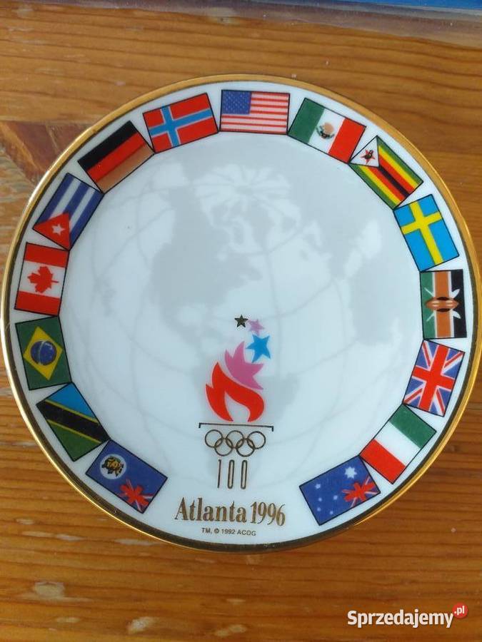 Olimpiada Atlanta 1996 pamiątka porcelanowa Gdańsk sprzedam