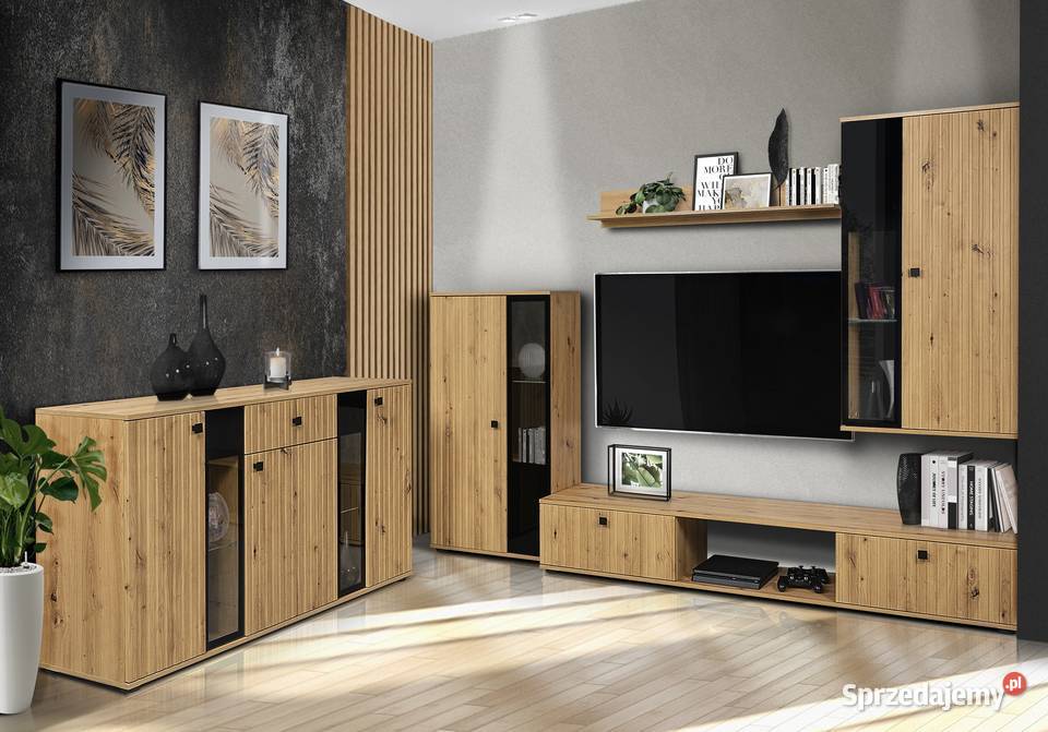 Meblościanka komoda Salsa MDF Lamel Do salonu Kutno