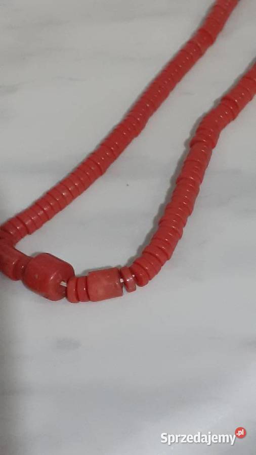 Naszyjnik koral naturalny Siedlce