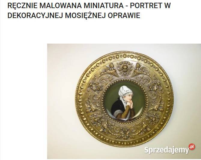 Ręcznie malowany talerz porcelanowy Zgorzelec