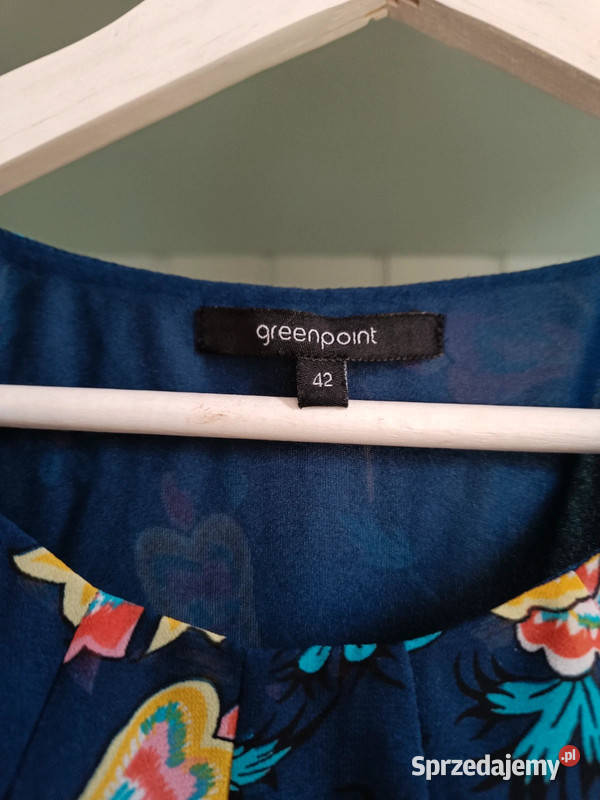 Koszula w kwiaty z gumką na dole Greenpoint r XL Bluzki i koszule