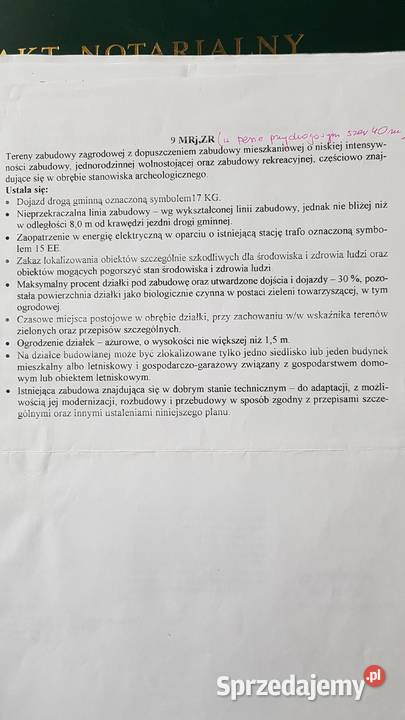 DZIAŁKA budowlana z lasem piękna okolica Taurów łódzkie