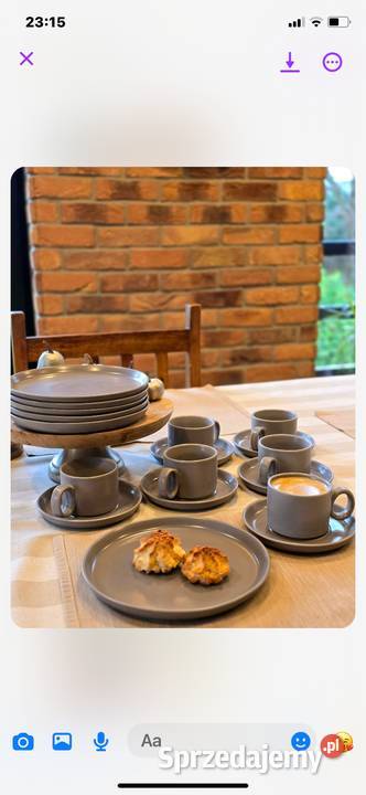 139 Zestaw kawowyśniadaniowy 18 elementów Zabrze