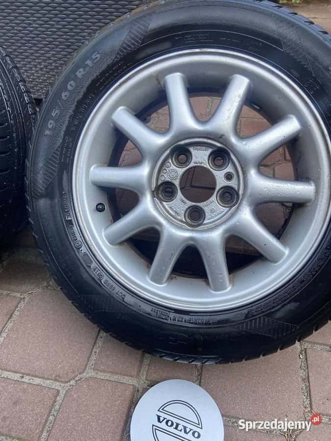 Felgi z oponami volvo 240 740 940 aluminiowe Łódź sprzedam