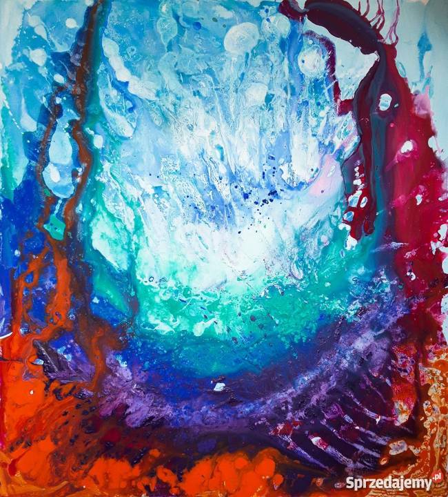 POCZĄTEK ŻYCIA obraz akrylowy artystki Adriany Katowice