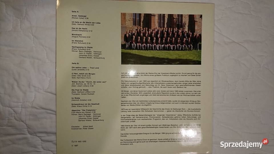 Płyta winylowa Ich kenne ein Land Viessmann