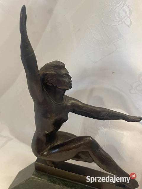Statuetka Art Dco z Brązu Atletka Tancerka na Kraków