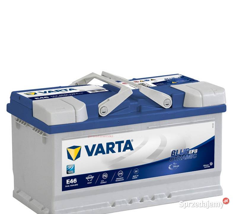 Akumulator VARTA BLUE EFB E46 75Ah730A Łódź akumulatory