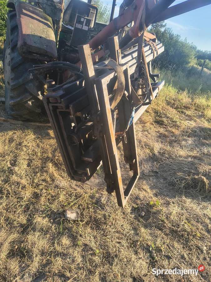 maszt trzy sekcyjny z widłami