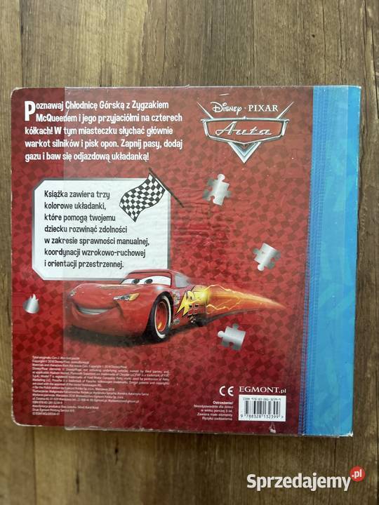 Auta zygzak Mcqueen książeczka z puzzlami Wyszków