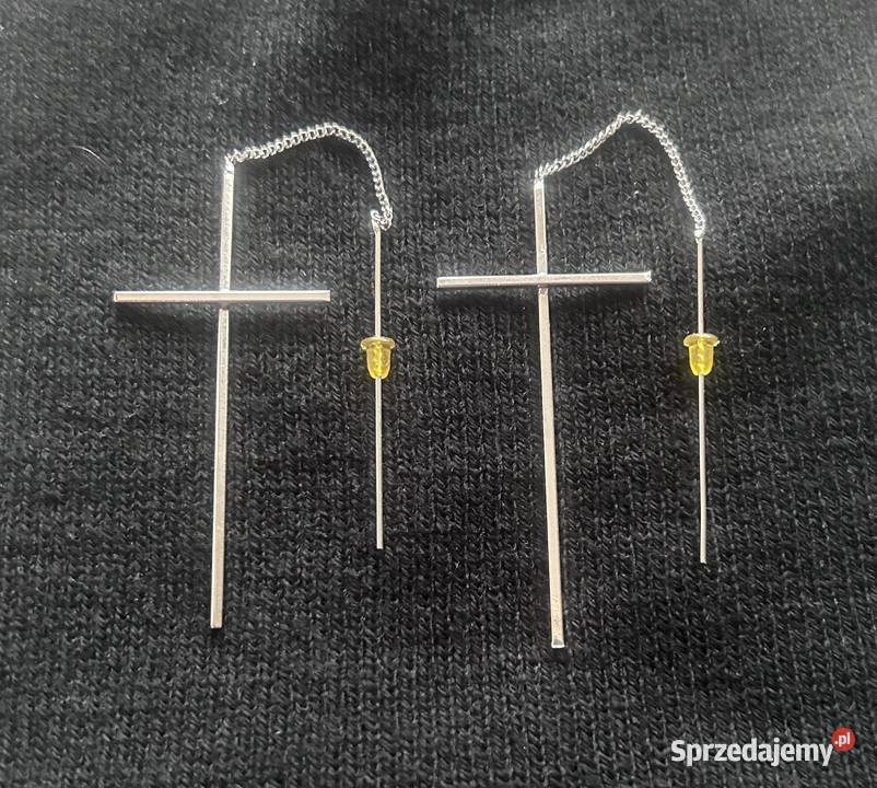 Kolczyki duże krzyże Kolczyki Wrocław