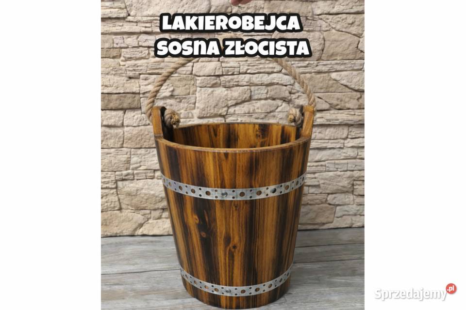 Wiaderko Drewniane Ozdobne Ogrodowe Do Studni podkarpackie Dębica