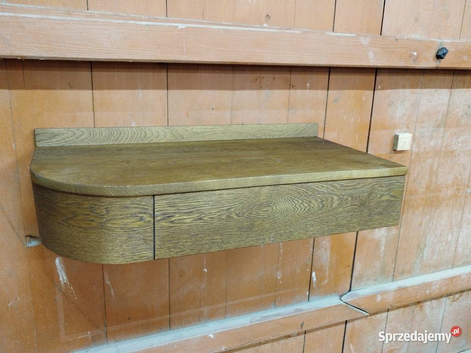 Toaletka konsola z drewna dębowego 45cm