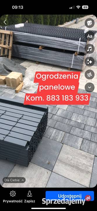 Panele ogrodzeniowe fi4 153 grafit