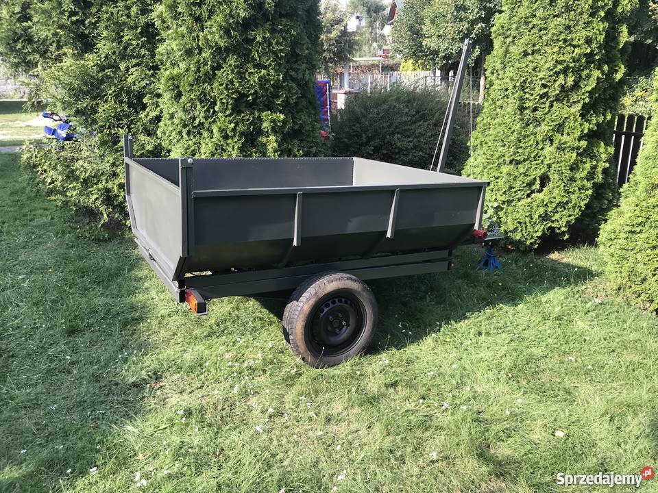 Przyczepka kiprowana na zborze materiały sypki Kraków