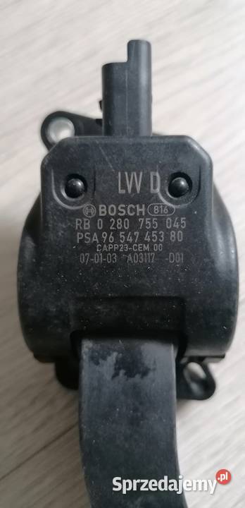 Pedał gazu potencjometr citroen c4 picasso osobowe Układ elektryczny Balice