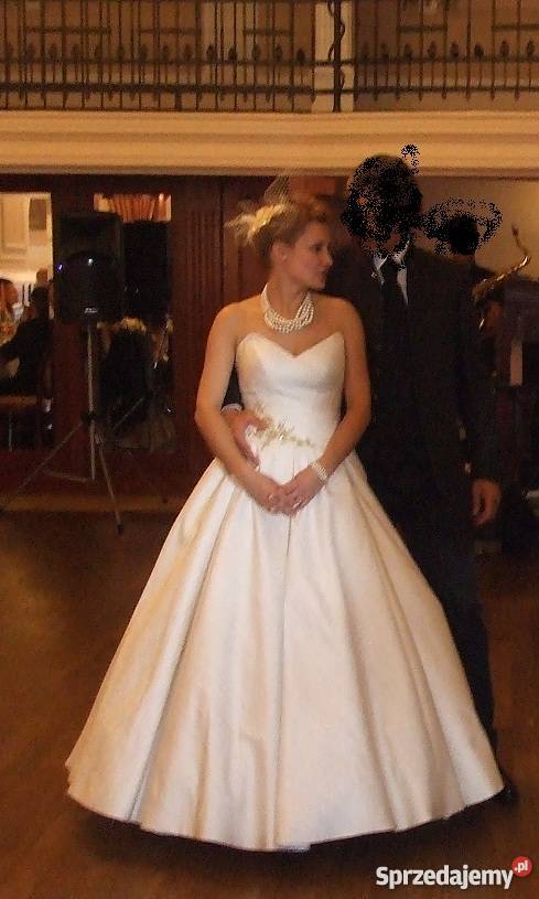 niepowtarzalna suknia ślubna ecruperła 3638 Jastrzębie-Zdrój