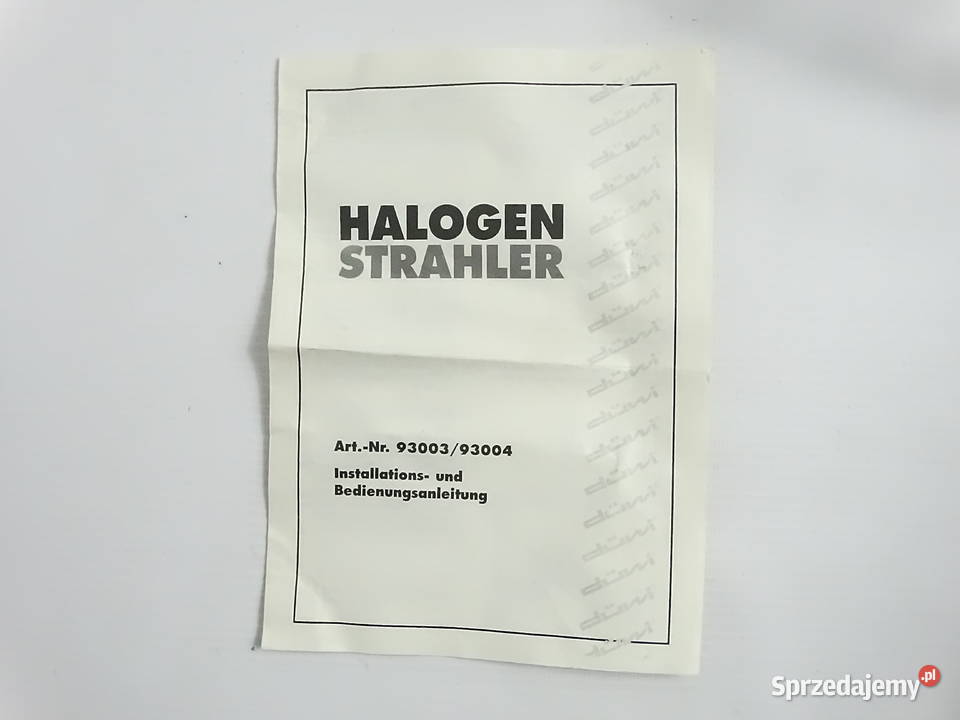 NOWY Reflektor Halogenowy dwi 500W Klasyk Biłgoraj