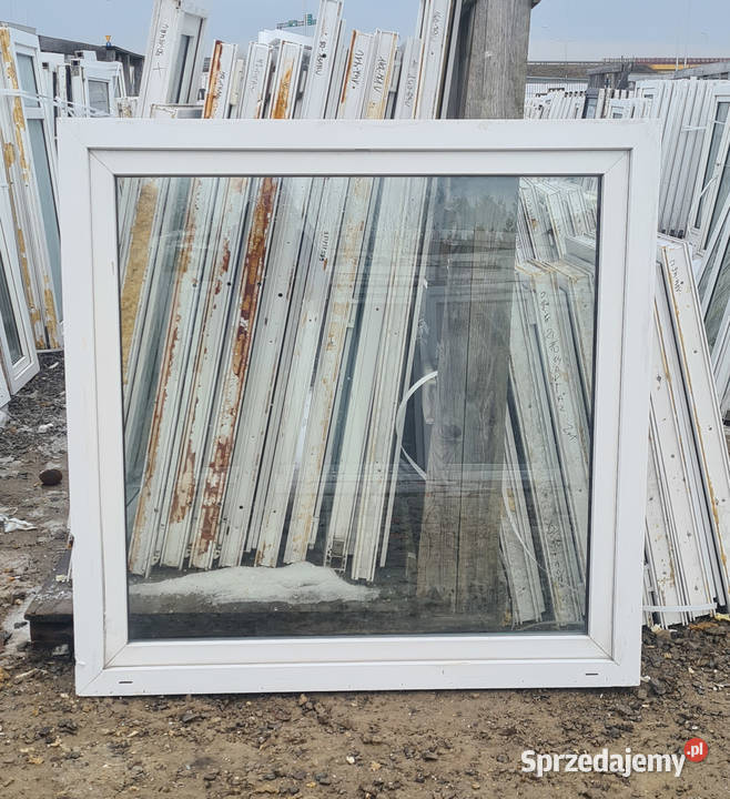OKNA KacprzaK OKNO PCV 136X134 Używane Okna ścienne Siedlce