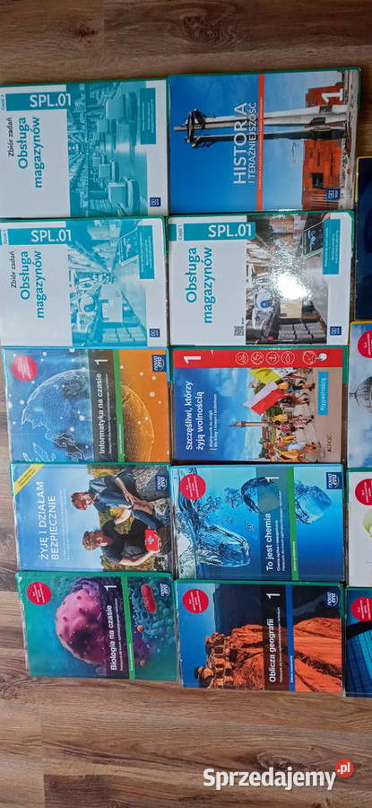 Książki technik logistyk klasa pierwsza świętokrzyskie Zaostrów