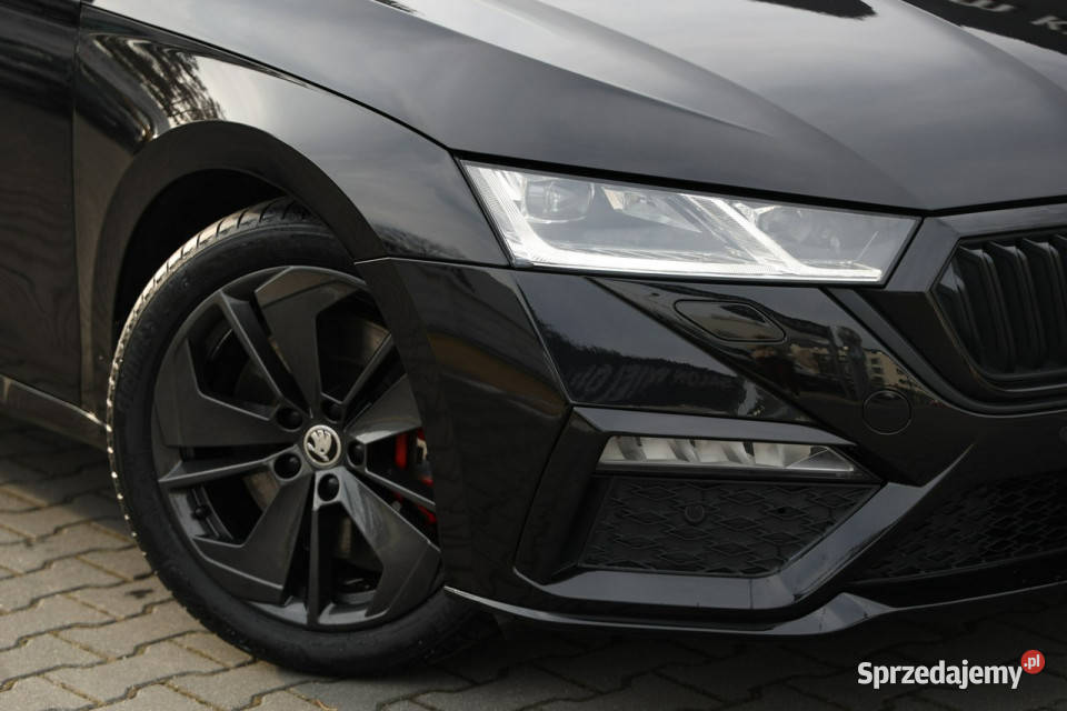 koda Octavia 20 TSI 250 RS DSG Serwisowany w ASO światła przeciwmgielne Tychy
