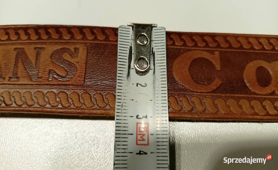 Pasek męski skóra Calvin Klein vintage łódzkie